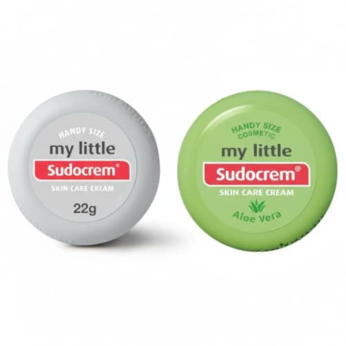 Image of MM My Little Sudo cream Aloe Vera 22g & Original My Little Sudo cream 22g | Soothing Cream for Dry Skin, Spots, Sunburn & Irritation | Travel Size Moisturising Skincare Duo