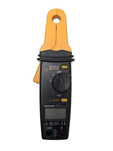 Image of TECPEL DCM-043 Digital AC/DC clamp meter, clamp transmitter, high resolution of 1mA