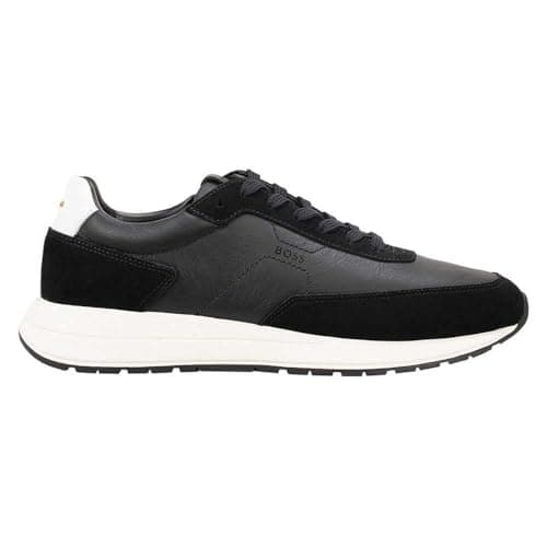 Image of BOSS Men's Vinston_Runn_ltwasd 10275827 0 Trainers, Black, 8 UK