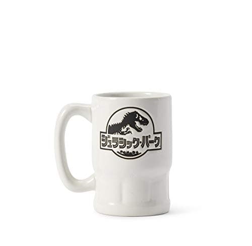 Image of Seven20 Jurassic Park Japanese Logo 3.5” x 3.3” Ceramic Mini Mug