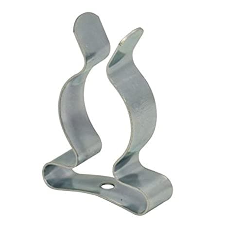Image of Merriway® BH01977 (25 Pcs) Tool Storage Terry Clip Spring Steel Bright Zinc Plated, 25 - 35mm (1 - 1.3/8 inch) - Pack of 25 Pieces