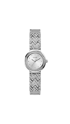 Image of GUESS Women Analog Quartz Watch with Stainless Steel Strap GW0476L1