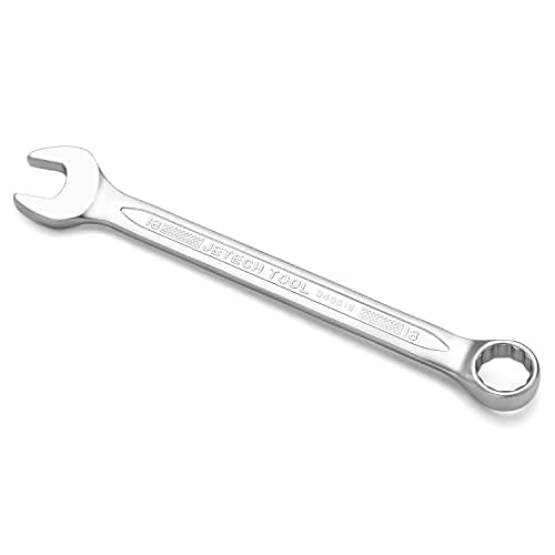Image of Jetech 18mm Combination Spanner - Durable Cr-V Steel High Strength 12 Point Double Head Wrench in Sand Blasted Finish