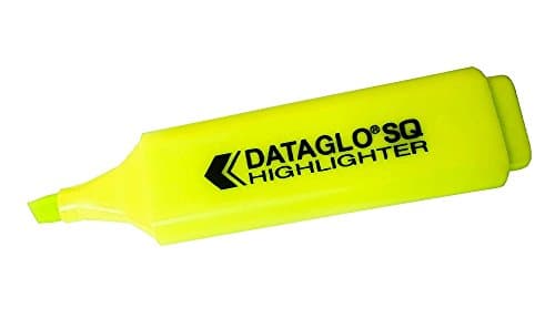 Image of Hainenko Value Flat Barrel Chisel Tip Highlighter - Yellow
