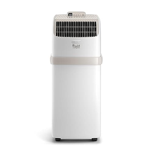 Image of De'Longhi Pinguino Compact PACES72 Classic Compact Portable 8,300 BTU Air Conditioner, 3 in 1 Air Conditioning Unit, Rooms up to 60m³, A Energy Efficiency, Window Kit Included, Energy Class A, White