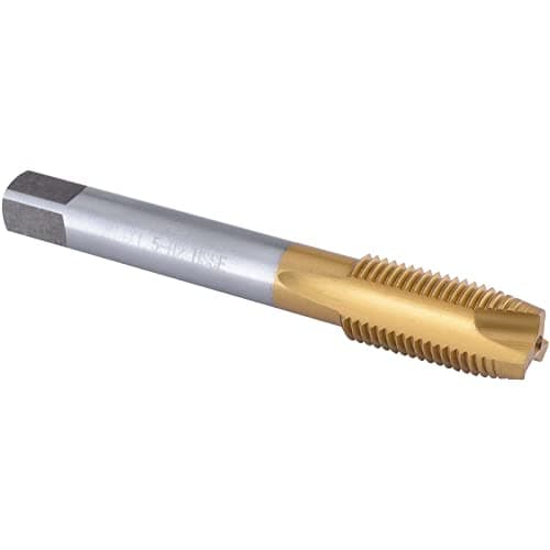 Image of Burkit M14 X 1.5 Spiral Point Tap, HSS Titanium Coating Spiral Point Plug Threading Tap M14 x 1.5