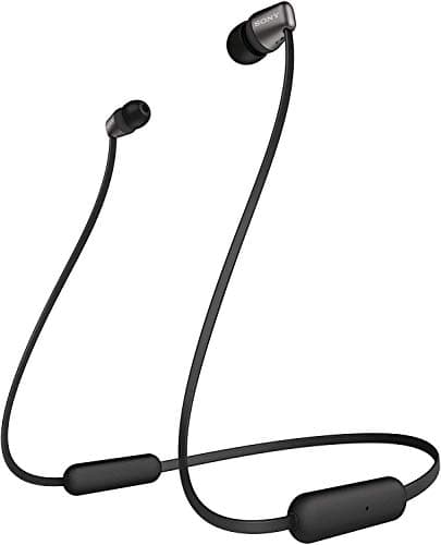 Image of Sony WI-C310 Bluetooth Wireless In-Ear Headphones with Mic, up to 15h battery life, Black