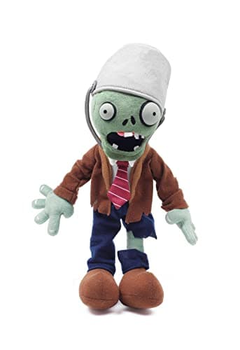 Image of SAKAMI Plants Against Zombies Bucket Zombie Plush Figure/Toy 32 cm Original & Licensed