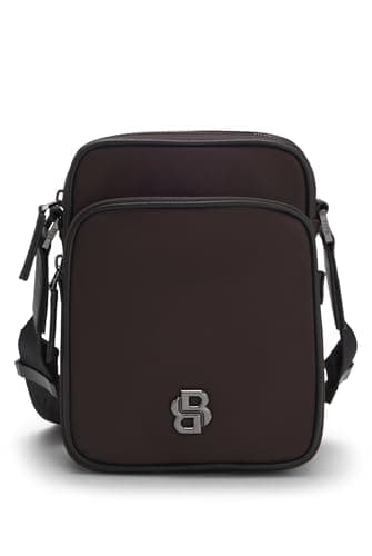 Image of BOSS Mens B Icon Twill Logo Strap Reporter Bag Size One Size