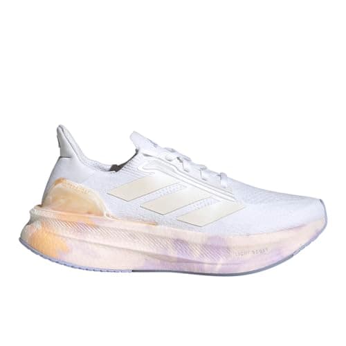 Image of adidas Womens Ultraboost Ultra Boost 5X Running Sneakers Shoes - White, White, 6.5 UK
