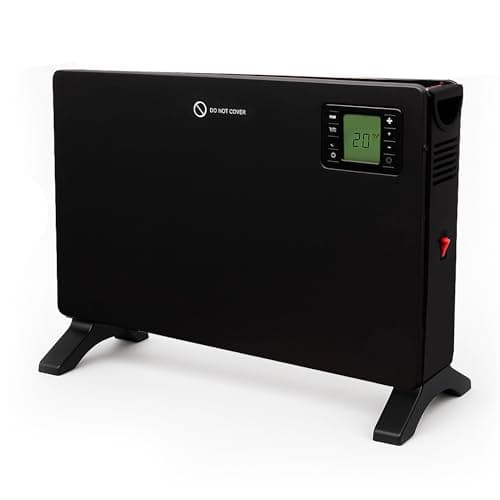 Image of EPISENT 2000W Convector Heater with Remote Control, LED Display and 24 Hour Timer, Portable Electric Room Warmer with Turbo Fan, Freestanding Floor Unit with Overheat Protection for Home and Office