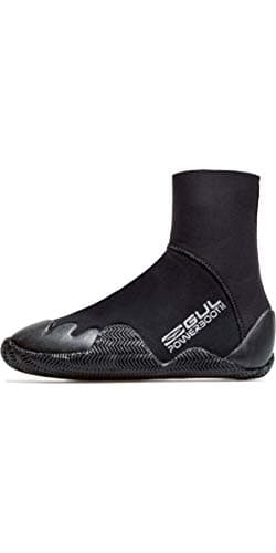 Image of Gul Junior Power Boots - 5mm Wetsuit Boots - Black/Grey - BO1264-B8 3/4 UK