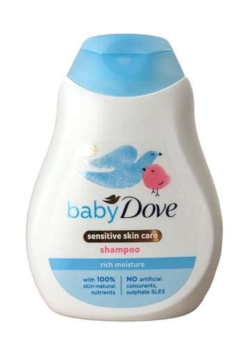 Image of Dove Rich Moisture Shampoo and Lotion 2x200ml Nourishing Baby Care Set, Hypoallergenic & pH Neutral