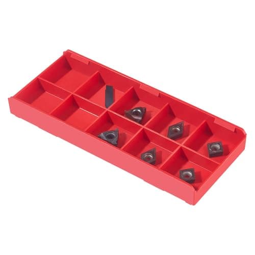 Image of 7pcs CNC Carbide Insert Cutter Indexable Lathe Milling Inserts Turning Tools with Box, Replacement Insert for 7pcs Lathe Turning Tool Set (Replacement Inserts-Black)