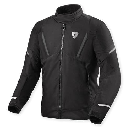 Image of REV'IT! Revit Undulate H2O waterproof Motorcycle Textile Jacket, black/white, M