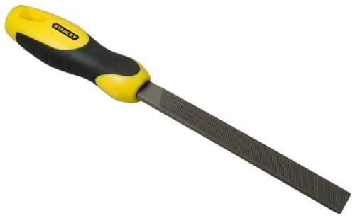 Image of STANLEY 0-22-486 Flat File with Handle 1, Yellow/Black, 150 mm