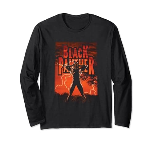 Image of Marvel Universe Wakanda Lightning Long Sleeve T-Shirt