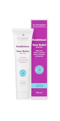 Image of Doublebase Flare Relief Emollient for the Treatment and Relief of Dry Skin Conditions Such as Eczema, Psoriasis and Dermatitis, 100g Tube