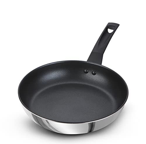 Image of Prestige 9 x Tougher Stainless Steel Frypan, 25cm, Silver