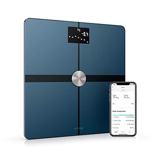 Image of Withings Body+ - Wi-Fi Body Composition Smart Fat Monitor, BMI, Muscle Mass, Water Measurement, Digital Weight Bathroom Scale, Sync App Via Bluetooth (Renewed)