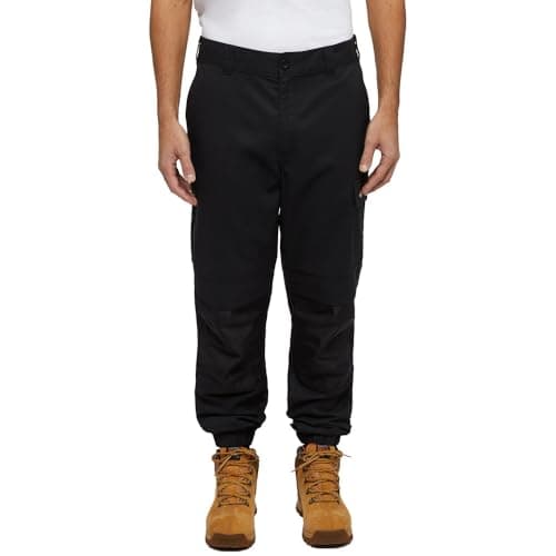 Image of Dickies Men's Cargo Twill Jogger Pants, Black, L