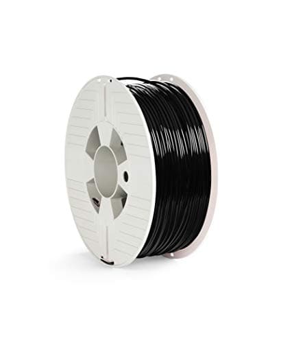 Image of VERBATIM ABS filament 3D printing - 2.85 mm - 1 kg - high performance acrylonitrile-butadiene-styrene for material extrusion - for 3D printer and 3D pen - 3D printer filament made of ABS - black