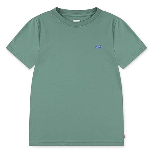 Image of Levi's Boy's Batwing Chest Hit Tee T-Shirt, Green, 12 Years