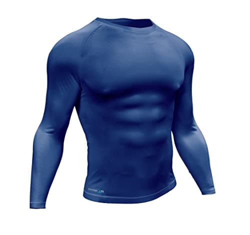 Image of Precision Unisex's Essential Base Layer Long Sleeve Shirt, Navy, Small