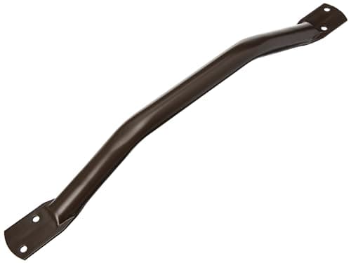 Image of Aidapt Brown Safety Outdoor Indoor 18" (459mm) Easy Grip Coated Steel Grab Bar Rail Support Aid