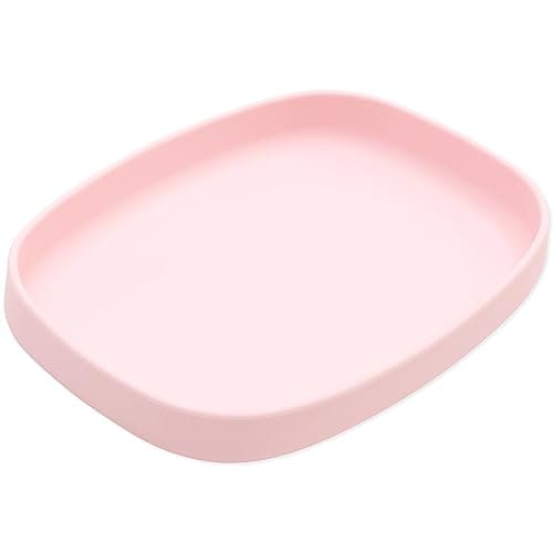 Image of Bumkins Silicone Grip Dish, Suction Plate, Divided Plate, Baby Toddler Plate, BPA Free, Microwave Dishwasher Safe – Pink