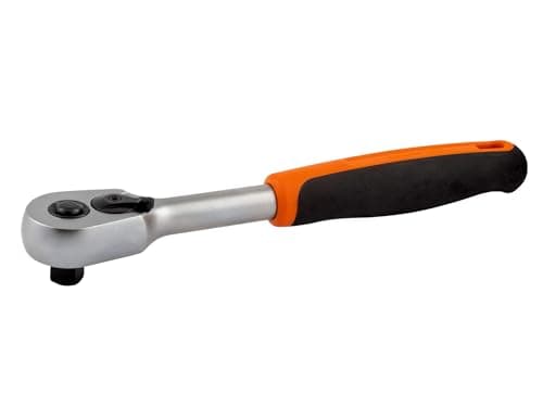 Image of Bahco 3/8in Drive Quick Release Reversible Ratchet 60 Teeth 6 Degree Action Multi Colour One Size