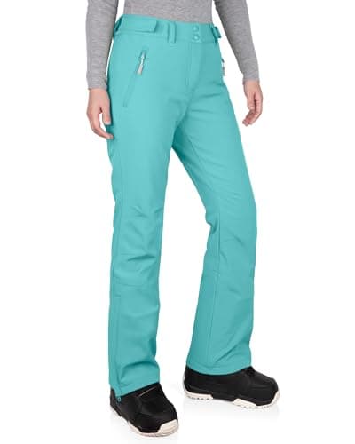 Image of 33,000ft Women's Ski Pants Waterproof Ski Trousers Snowproof Thermal Ladies Snow Pants Turquoise Blue 16 * 29L