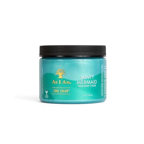 Image of As I Am Curl Color Minty Mermaid- Temporary Colour & Curling Gel 6oz