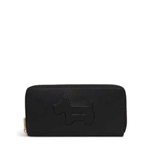 Image of RADLEY London Hadley Lane Women's Leather Large Zip Around Purse, Black