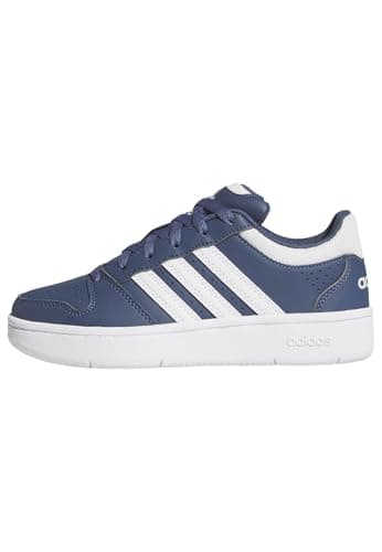 Image of adidas Unisex Kids Hoops Classic J Shoes, preloved Ink/FTWR White/preloved Ink, 6 UK