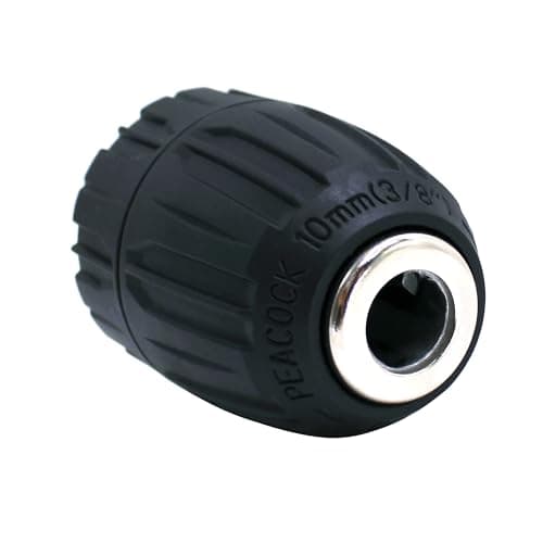 Image of HFS(R) Keyless Drill Chuck for 3/8" Drill with 24 UNF Thread Mount Shaft 0.8-10mm Capacity