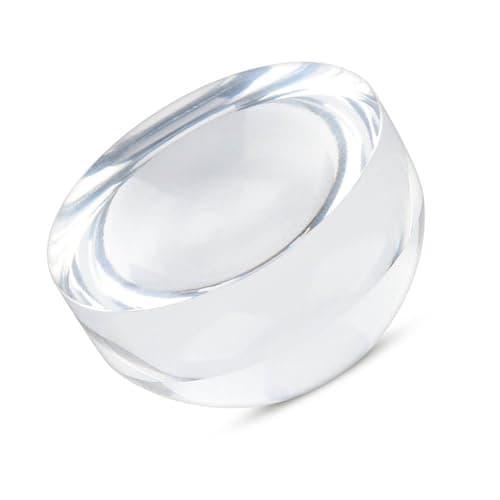 Image of OPPWONG 6X Optical Magnifier Dome Clear Reading Acrylic Magnifying Glass for Elderly and Students