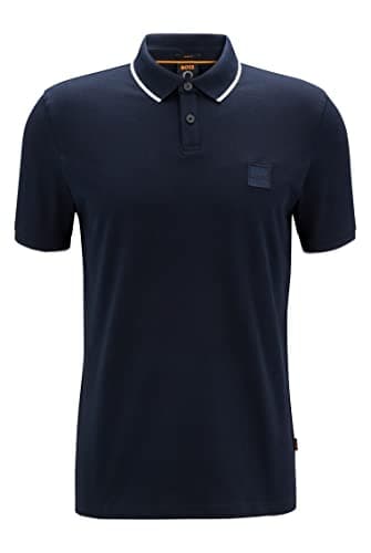 Image of BOSS Men's Passertip Polo, Open Blue464,