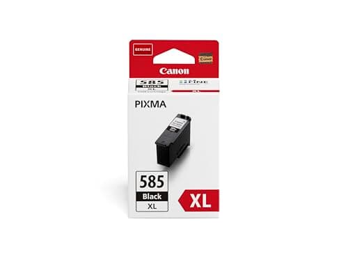 Image of Canon Ink - PG-585XL Genuine High Yield Black Printer Ink Cartridge - Prints Up to 300 A4 Pages (1 x XL Cartridge) - Compatible PIXMA TS7650i / TS7750i
