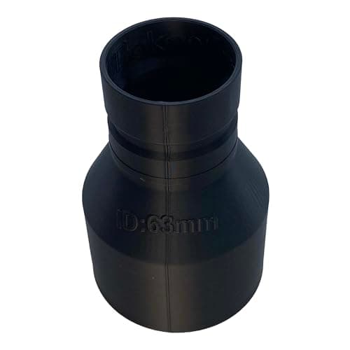 Image of Maker Fixer Female ID 63mm 2.5" Fits Outside Measure Outer Diameter of Opening Dust Extraction Adaptor Compatible with DeWalt AirLock