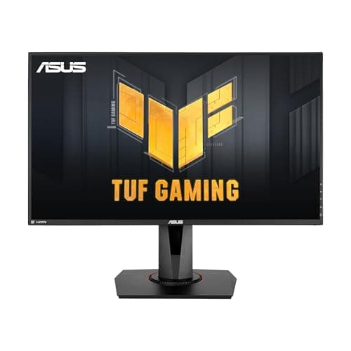 Image of ASUS TUF Gaming VG279QM HDR Gaming Monitor - 27 Inch Full HD (1920 x 1080), Fast IPS, 280Hz, 1 ms (GTG), Extreme Low Motion Blur Sync, G-SYNC Compatible, DisplayHDR 400, Black