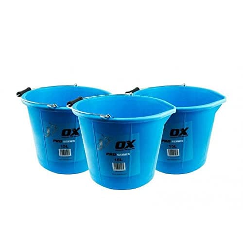 Image of A TL Ox Tools OX-P110515/3 Pro Invincible 15L Bucket Blue x 3
