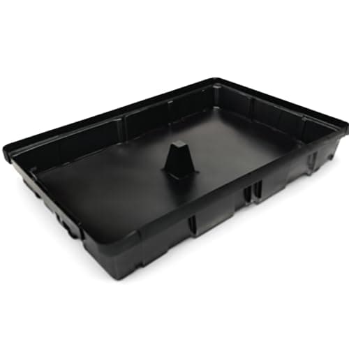 Image of Spill Trays - Plastic Tray 100L Spill Containment Tray, Spills Deep Tray - 120x80x15.5 cm Large Drip Tray for Drum, Leaks, Workshops, Garages and Industrial Use - Without Grating by Horison Industries