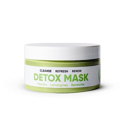 Image of WOW TEA Detox Matcha & Clay Face Mask - Skincare face mask for visible effect after first use | Green Face Mask with Matcha Green Tea, Clay, Lemongrass, Aloe Vera, Squalane, Almond Oil - 100 ml