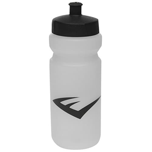 Image of Everlast Unisex Logo Water Bottle Clear/Black One Size