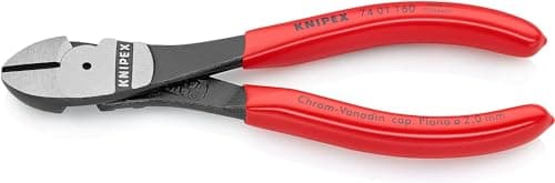Image of KNIPEX High Leverage Diagonal Cutter with Plastic Coating 160 mm, 74 01 160