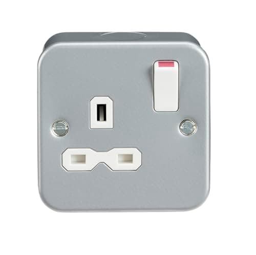 Image of Metal Clad 13A 1G DP Switched Socket