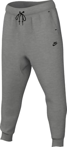 Image of Nike Men's Tch Fleece Sweatpants, Dk Grey Heather/Black, L