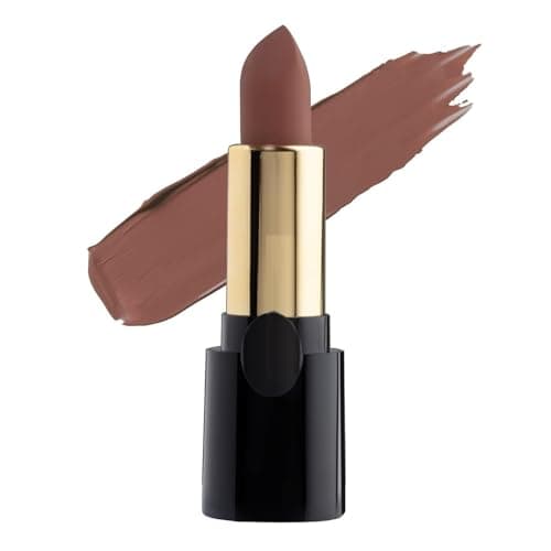 Image of Plush Velvet Creamy Matte Lipstick for Women – Smooth Glide, One-Swipe Pigmentation, Non-Drying Formula – Rich & Vibrant Color (3.2g) – 04 Burned Out