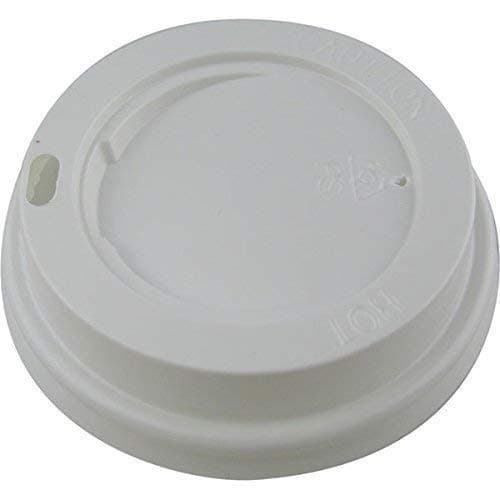 Image of 100 x White 8oz Sip Lid for Kraft Ripple Coffee Cups
